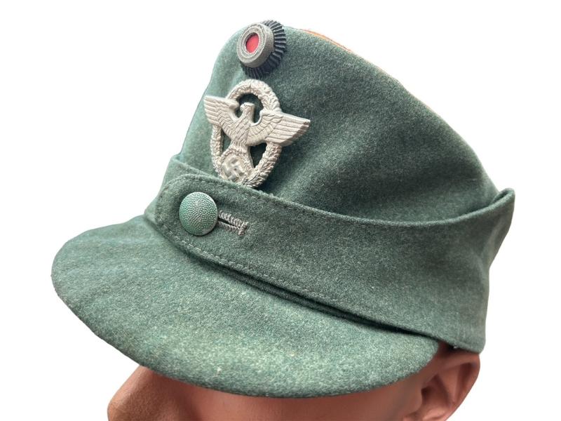 Wehrmacht Gendarmerie (Rural Police) Cap (Einheitsfeldmütze M43)