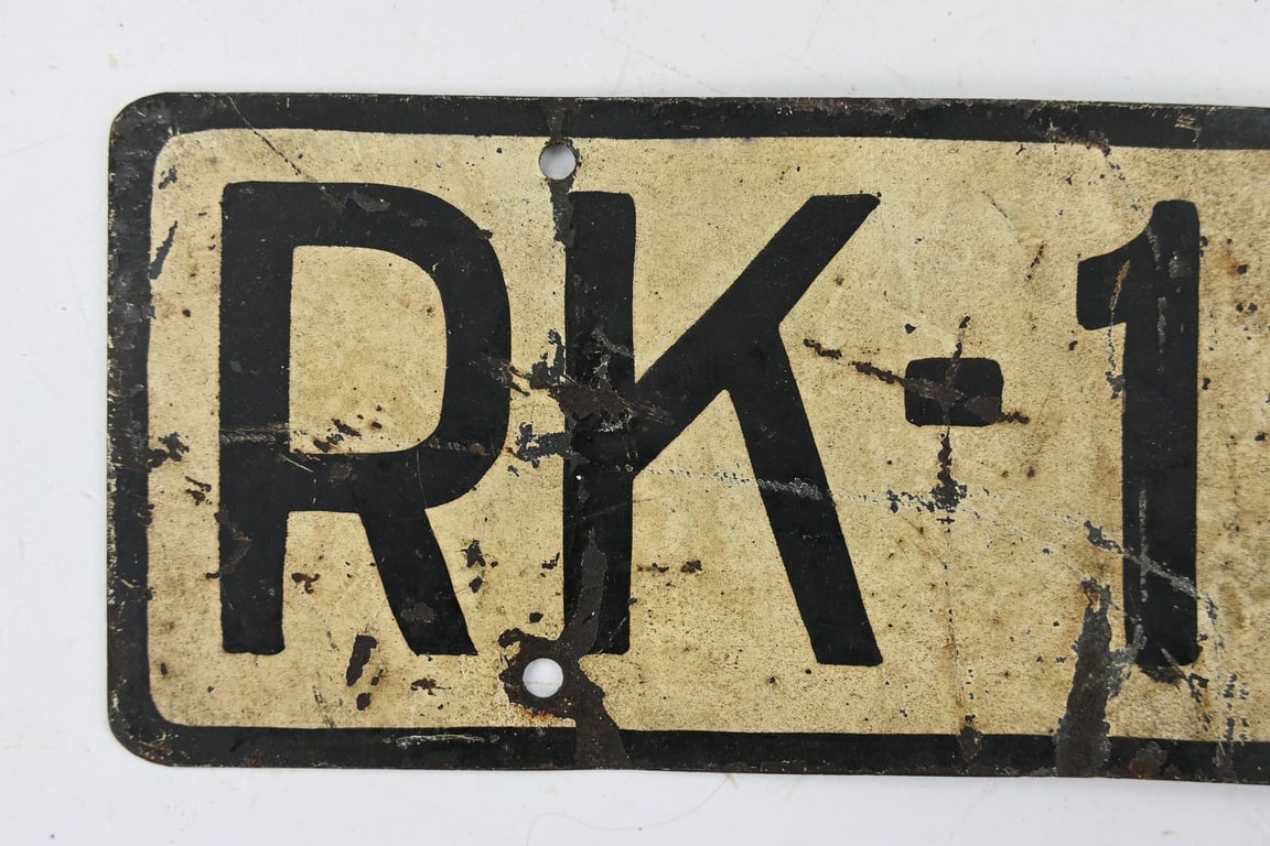 German Third Reich Numberplate 'Reichskommissariat Niederlande'