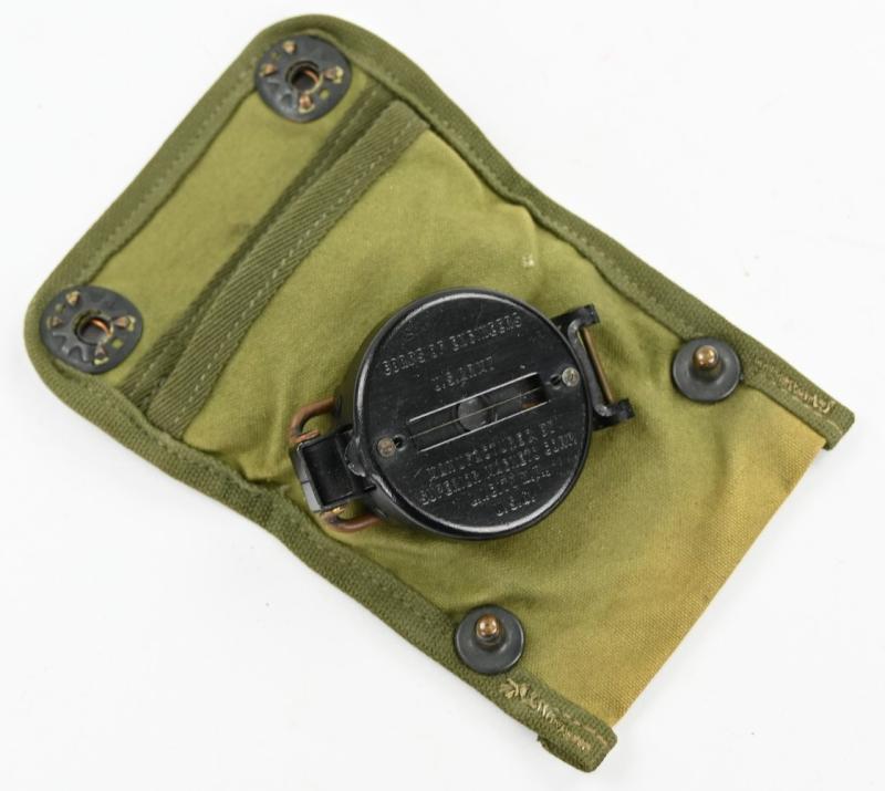 US WW2 Compas & Pouch