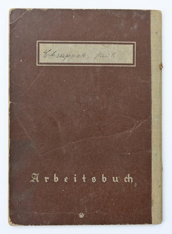 German Third Reich Workerspass
