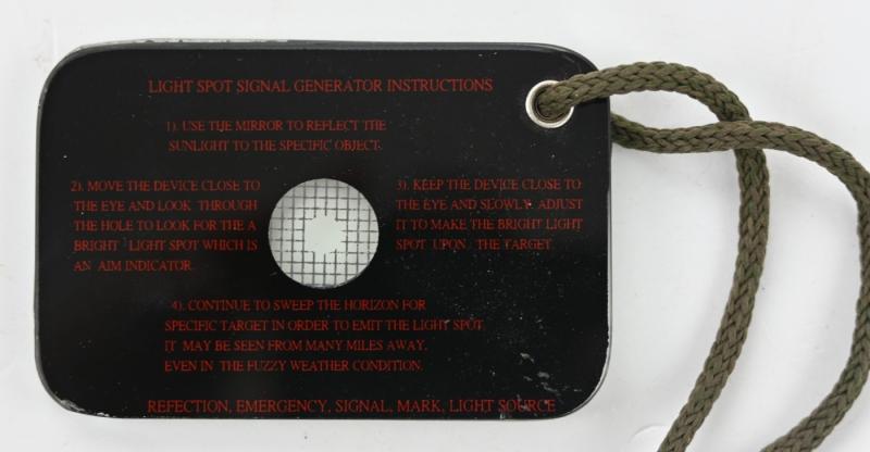 USAAF WW2 Emergency Signaling Mirror
