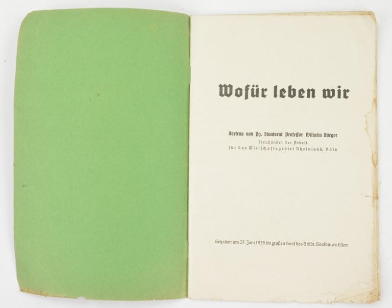 German Third Reich Propaganda Booklet