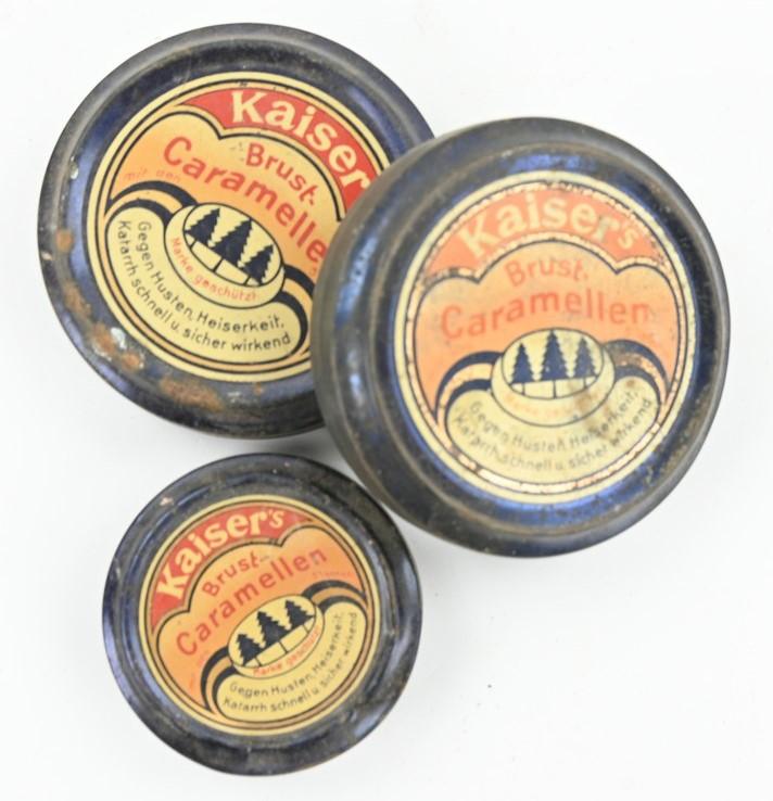 German Third Reich Era Candy Tin Cans