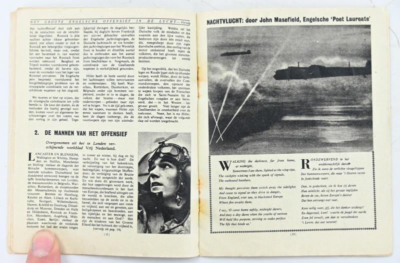 British RAF WW2 Droppingsbooklet 'De Wervelwind'