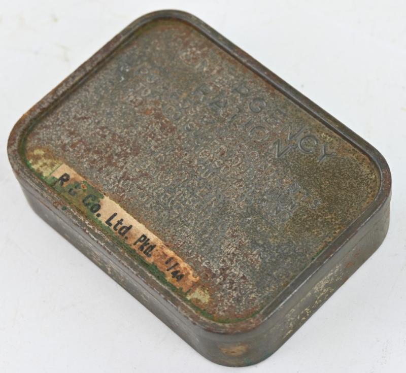 British WW2 tin can of Emergency Ration.