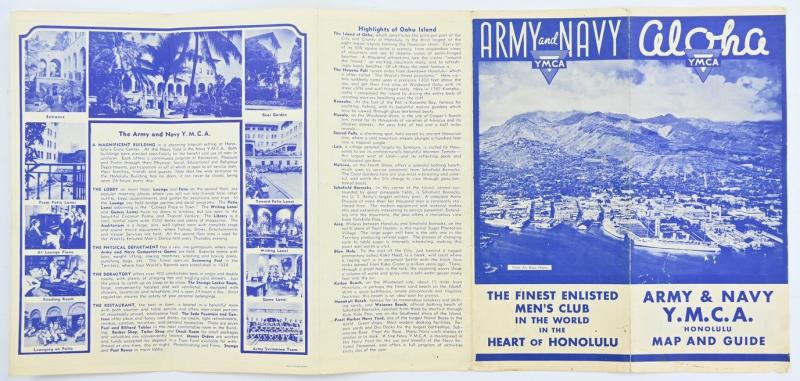 US WW2 Pearl Harbor YMCA Guide