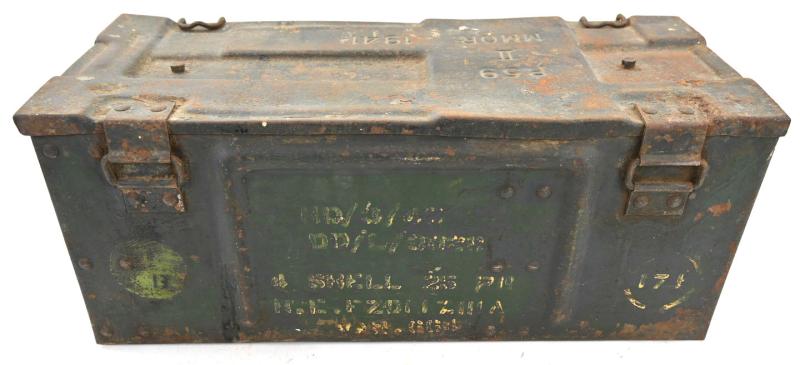 British WW2 25pds Grenade Box with Frame