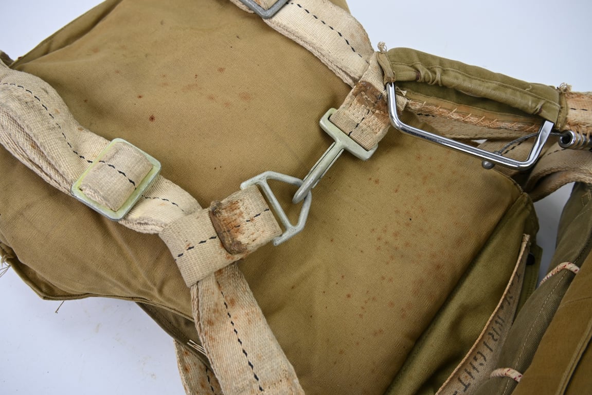 USAAF WW2 Named AN6510-1 Seat Parachute Harness Assembly