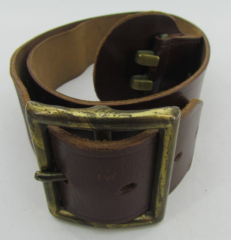 Original WWII U.S. Army leather garrison belt