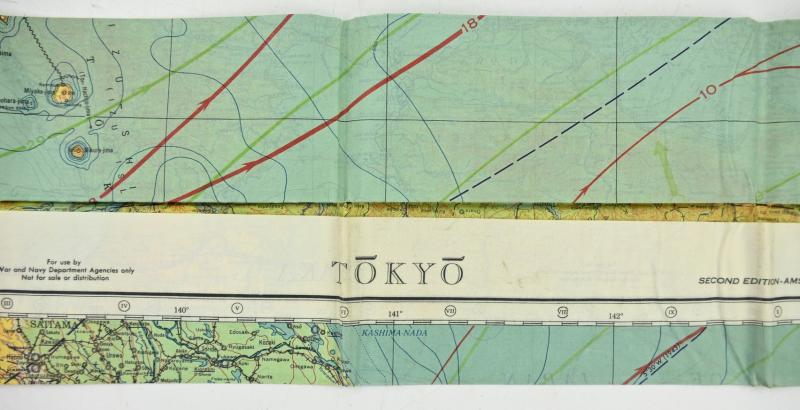 USAAF WW2 Escape Map 'Tokyo/Osaka'