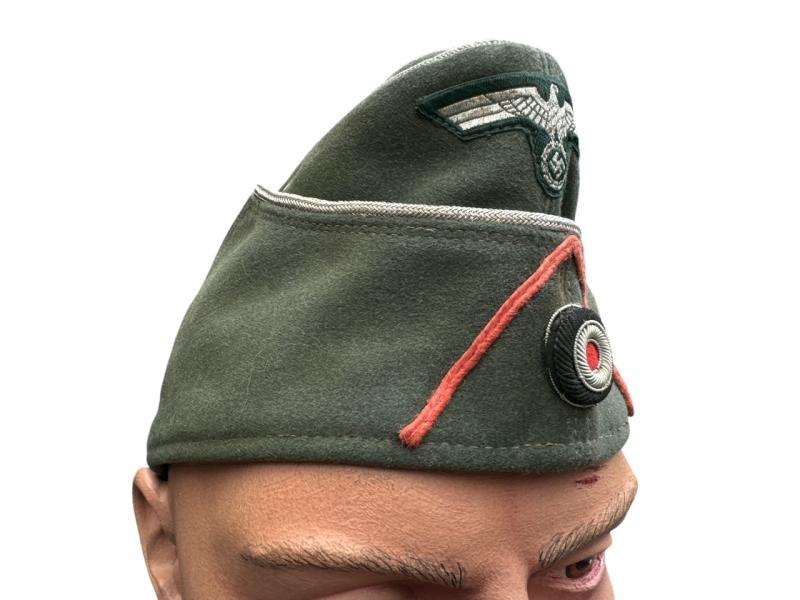 Wehrmacht (Heer) Panzerjäger Officer Overseas Cap