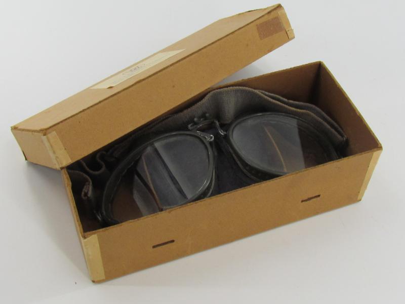 Luftwaffe Pilot Goggles in Factory Box