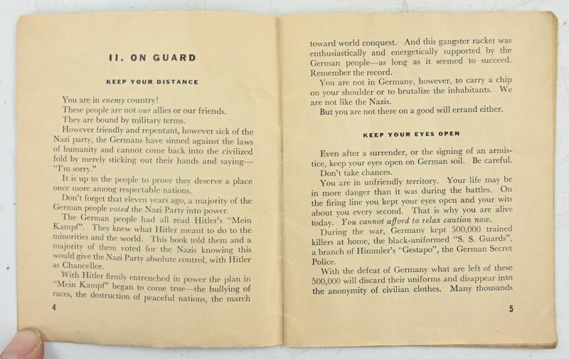US WW2 Pocketguide to Germany