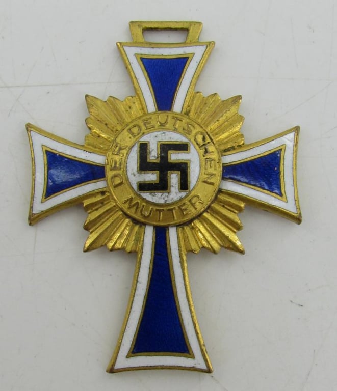 German Mothers Cross in Gold