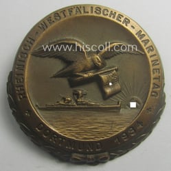 Commemorative - and scarcely found! - WH (Kriegsmarine)...