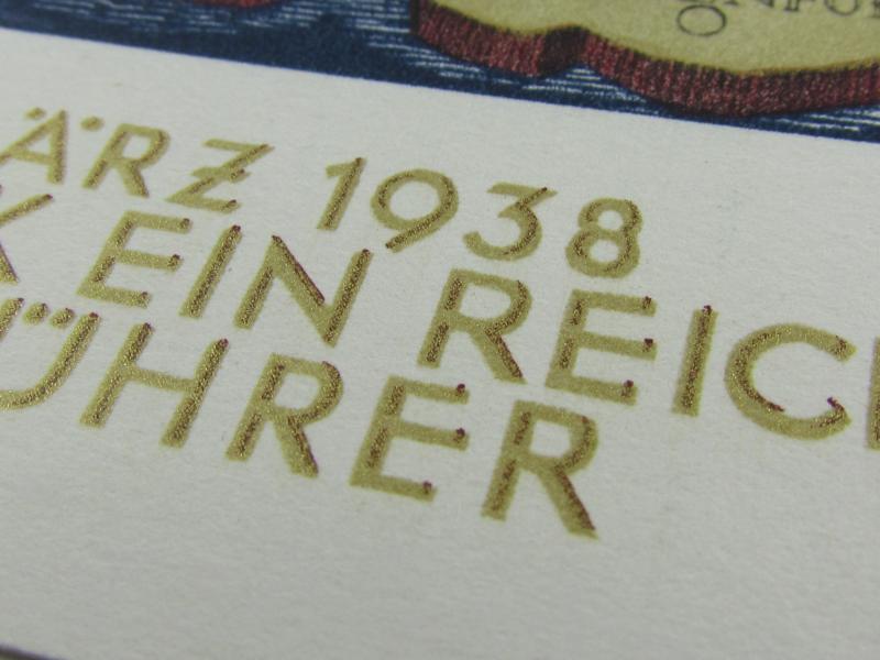 Postcard : 13 März 1938 - Anschluss Austria'