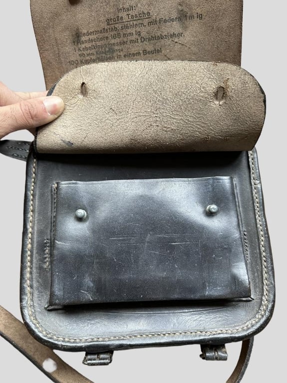 German WWII Pioneer/Engineers Leather Tool Pouch