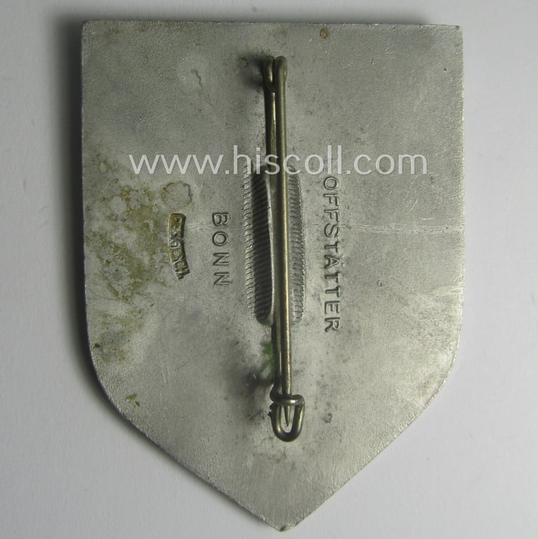 Unique, serial- (ie. '21996'-) numbered, 'Reichsbund Deutsche Jägerschaft'- (ie. 'RDJ'-) related, so-called identity- (ie. service-) badge (or: in German language): 'Dienstabzeichen für Berufsjäger und Jagdaufseher'