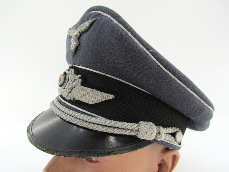 Luftwaffe officer visor cap ‘Schirmmütze’ by Erstklassig