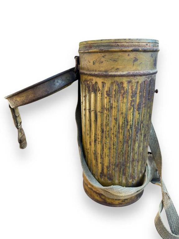 Olive Tropical Tan Gasmask Canister -named-