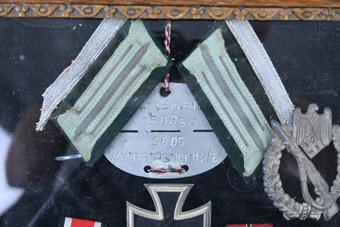 German WH Framed Medal Set