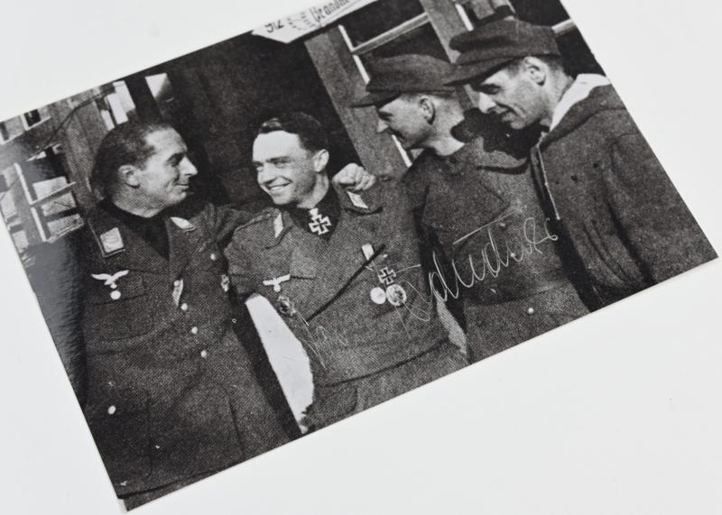 Signature of Wehrmacht Heer KC Recipient 'Josef Brandner'