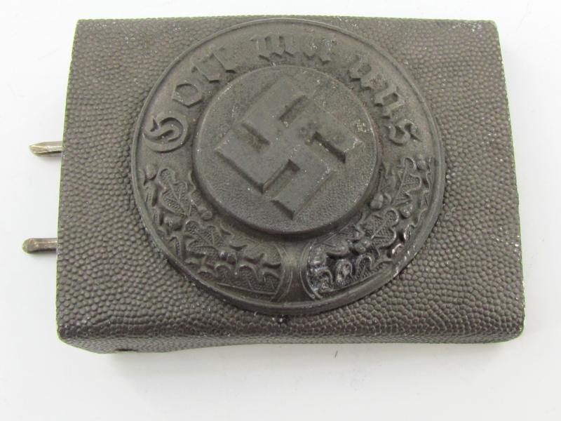 Wehrmacht Aluminum EM/NCO Police Buckle with Belt
