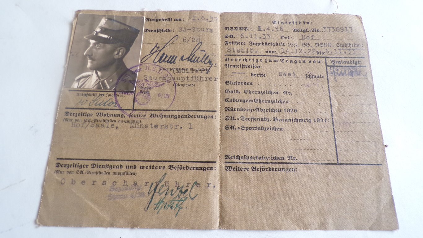 Grouping of an a SA Truppführer