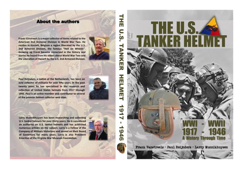 Book: 'The U.S. Tanker helmet in WWI - WWII' by Frank Vanstreels - Paul Reijnders and Larry Munnikhuysen