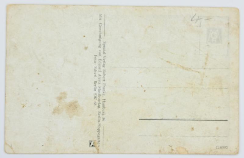 German WH Songtext Postcard 'Tapfere kleine Soldatenfrau'