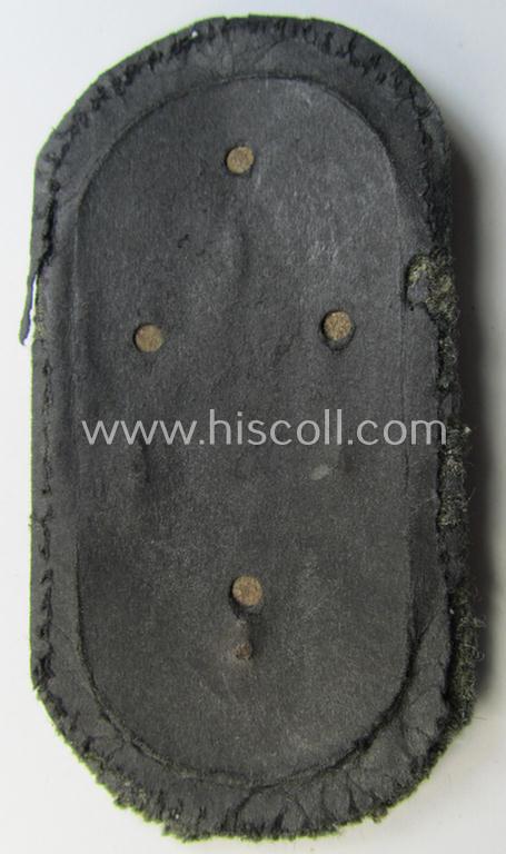 Superb example of a - fairly scarcely encountered! - WH (Heeres ie. Waffen-SS) 'Demjansk'-campaign-shield as executed in typical magnetic metal (ie. so-called: 'Eisenblech') and that comes in an overall very nice- ie. fully untouched, condition