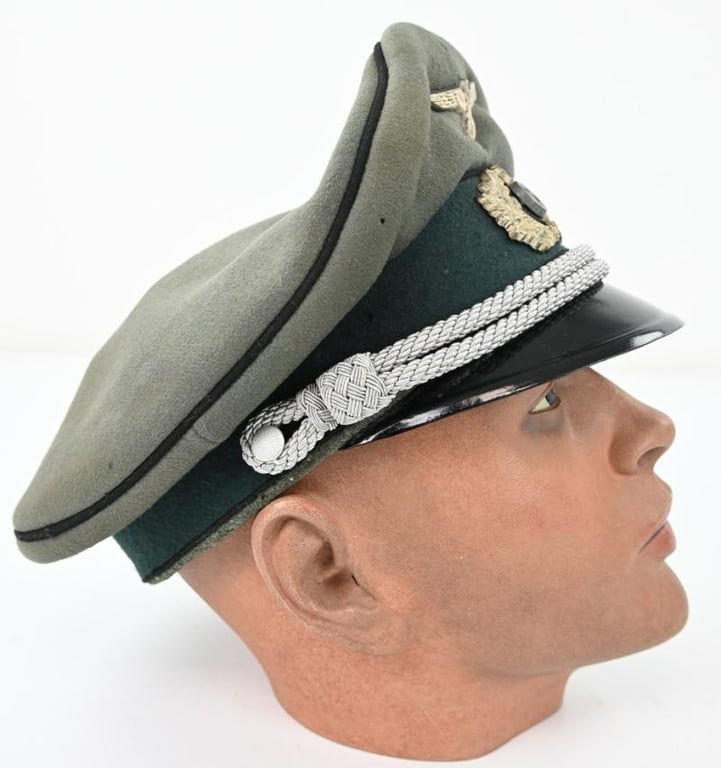 German WH Officer Pioneer Visor Cap