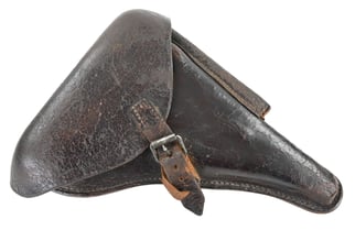 German WH Brown Hardshell P08 Holster