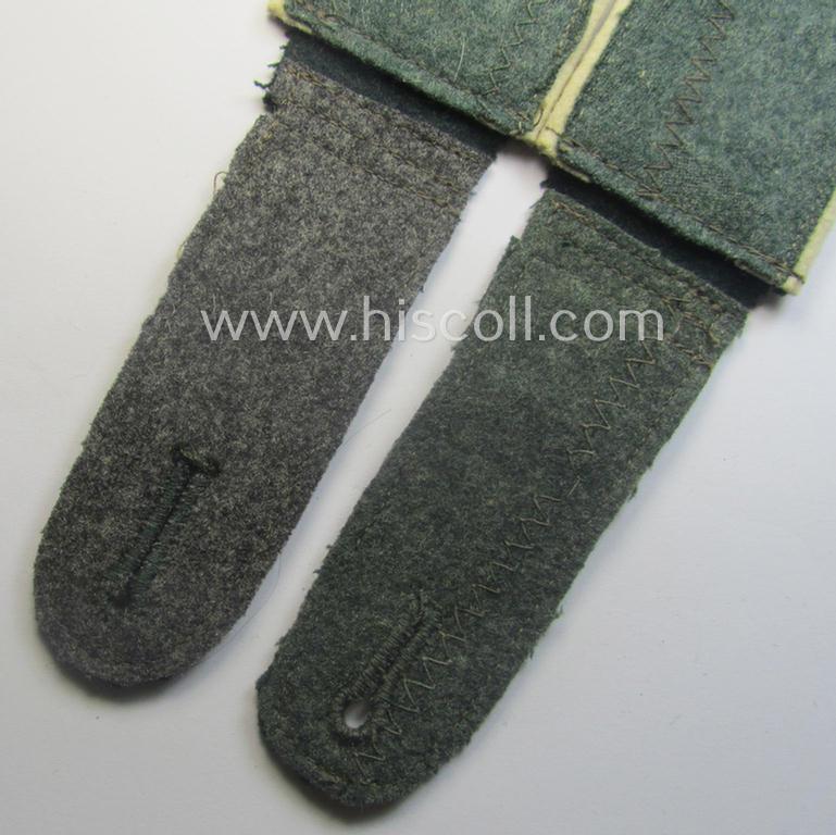 Pair of WH (Heeres) neatly 'cyphered', EM-type shoulderstraps: 'Soldat des Infanterie-Rgts. 33'