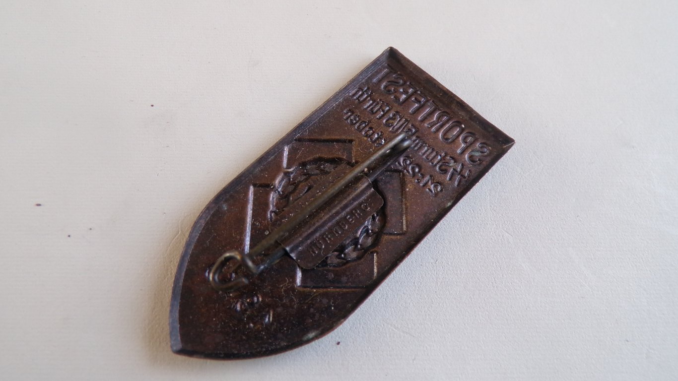 Rare SS Sturm 5/I/3 Fürth Sportfest Tinnie