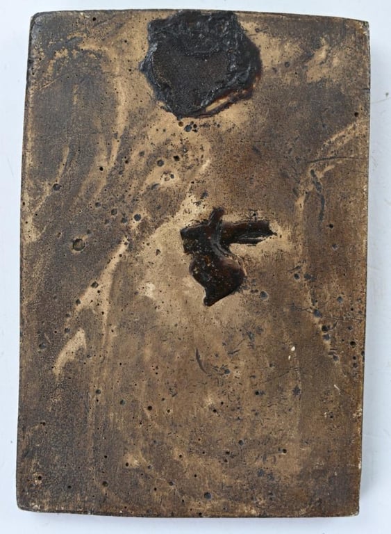 German Third Reich Era Adolf Hitler Plaque