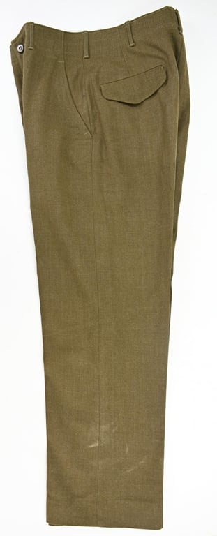 US WW2 Named M-1937 Wool Trousers