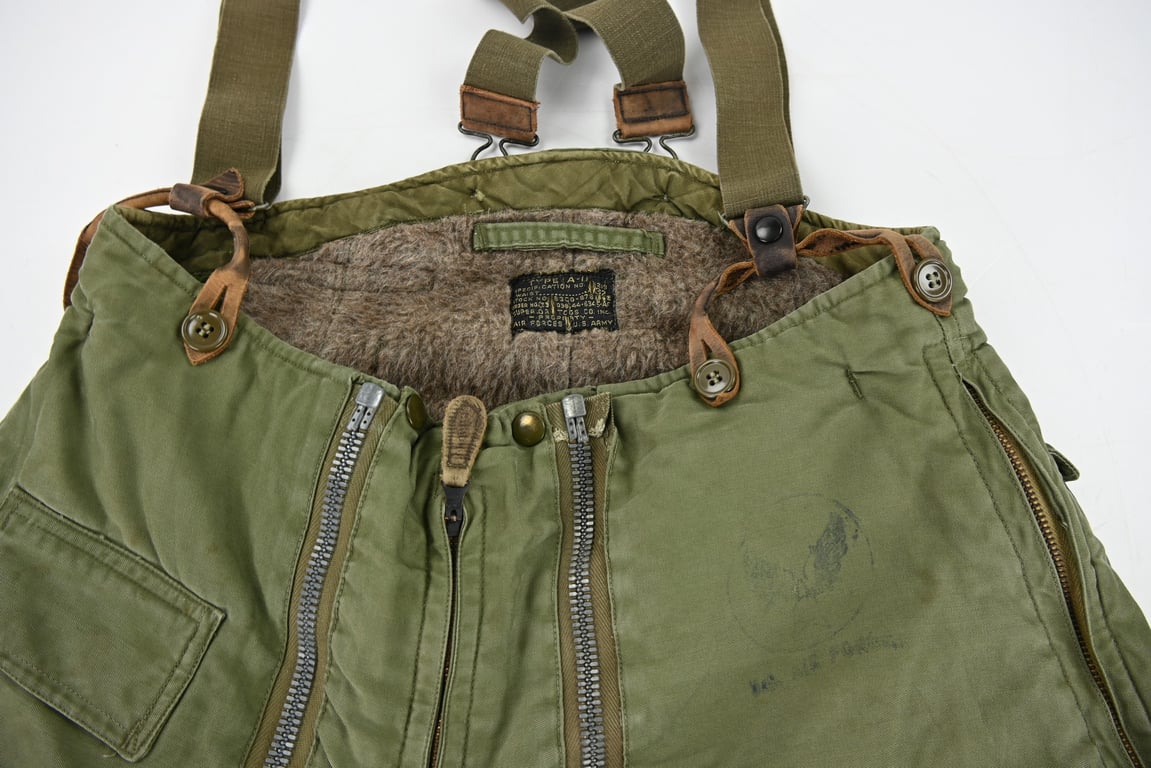 USAAF WW2 Named Type A-11 Flying Trousers & Braces