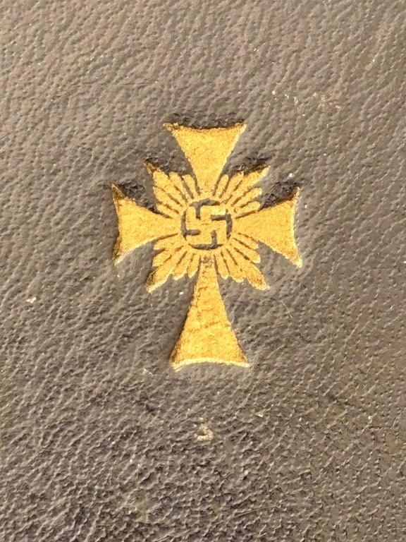 WWII GERMAN CASED MOTHER’S CROSS MEDAL CF ZIMMERMANN ADDITIONAL PHOTO