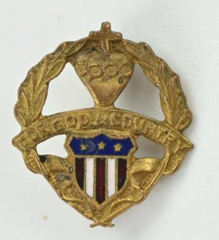 US WW2 Patriotic Lapel Pin