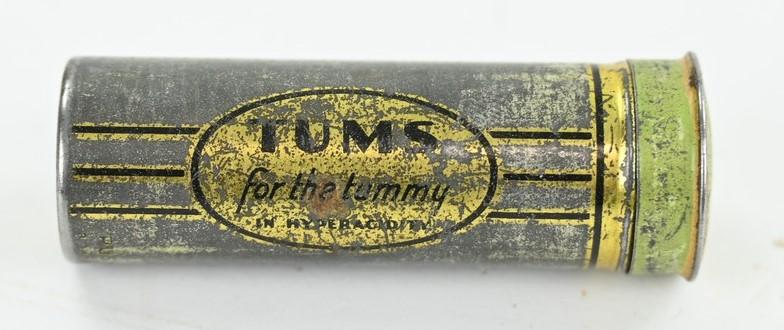 US WW2 Period 'Tums' Hyperacidity Tube Tin with Content