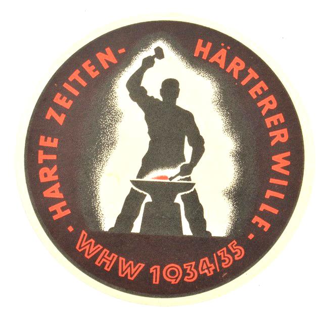 German WHW 1934-1935 Sticker Set