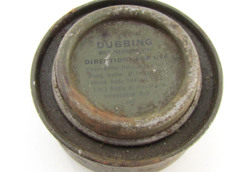 US WWII Shoe Dubbing Tin Can
