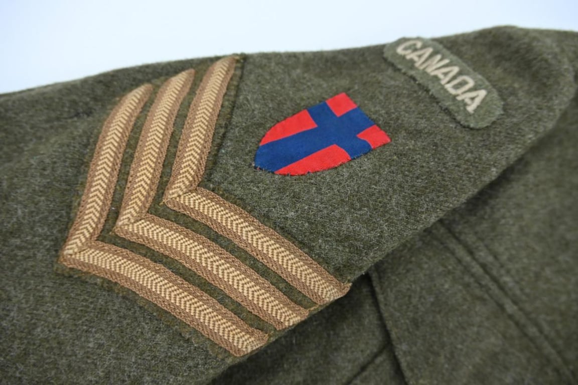 Canadian WW2 NCO Battle Dress Set 21st Army Group