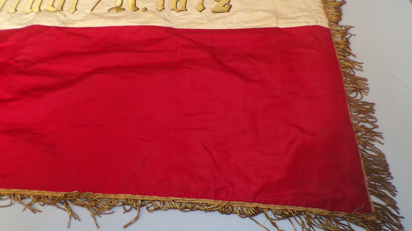 Imperial Prussian Silk Fahne Gold Bullion 1872