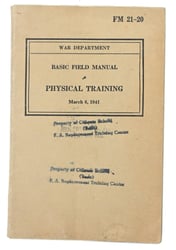 US WW2 FM21-20 Physical Training Field Manual