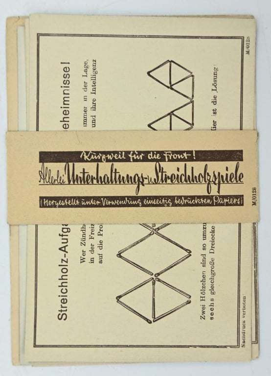 German Third Reich Era Soldiers Match Game