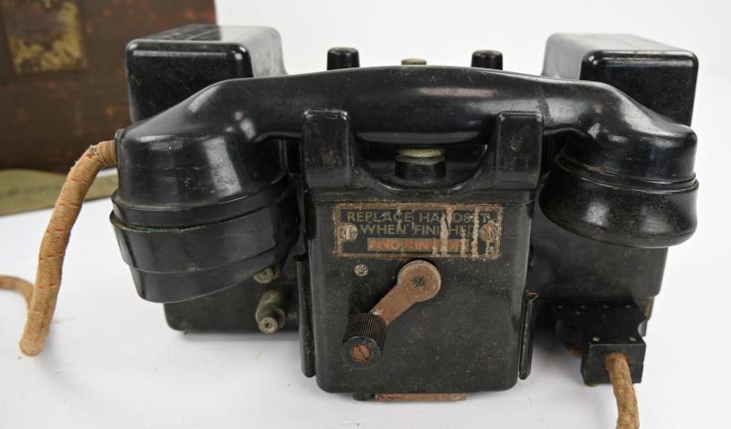 British WW2 MK2 Field Telephone Set F