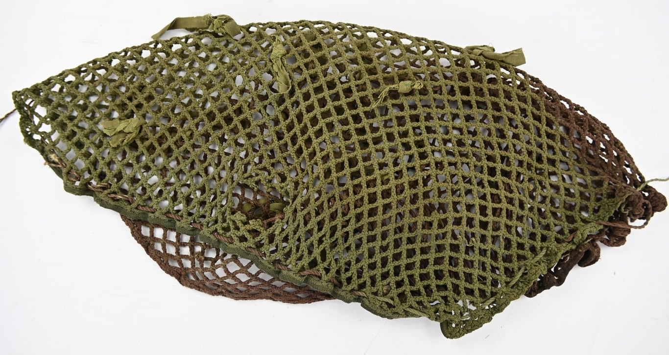 Canadian WW2 Helmet Net with Scrim