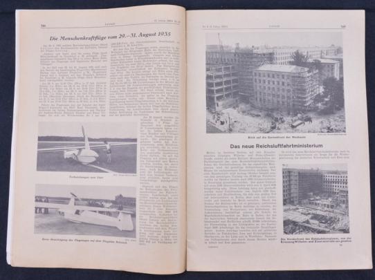 German LW Magazine 'Deutsche Luftwacht'  September 1935